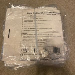 Handcrafted Chinese sky lanterns. 42. Brand new.